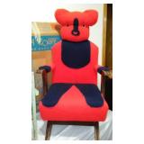 Vintage Baby Walker (In Box), Rocking Teddy Chair And Trainer Chair