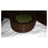 Crown Royal Stone Ware, Kashmir Rare Flower Pattern ( Setting For 8).