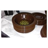 Crown Royal Stone Ware, Kashmir Rare Flower Pattern ( Setting For 8).