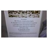 Lighted Indoor/Outdoor Arch, Stemware And Florals.