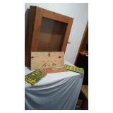 Display Case, Vintage License Plates (68,72) And More.