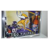 Go Vikings Miller Lite Reflective Wall Décor.