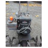 John Deere 624 Tiller - Had Running - Wide Cultivators - Briggs & Stratton Engine