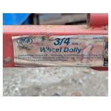 3/4 Ton Red Wheeled Dolly - Raise to the Occasion