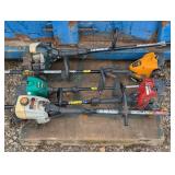 Pile of Mixed Weed Whips -  Ryobi, Poulan, Yard Machine