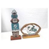 Miami Dolphins Collectible Fan Decor Lot