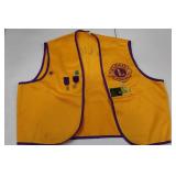 Lions Club Ontario Club Vest with Pins and Medals