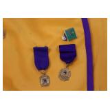 Lions Club Ontario Club Vest with Pins and Medals