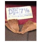 Shriners Al Kader Fez w/ Rhinestones & Case by DJ & Co. Size 7 1/8