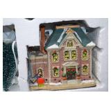 Holiday Time 20-Piece Lighted Village Set with Buildings and Accessories