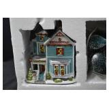 Holiday Time 20-Piece Lighted Village Set with Buildings and Accessories