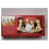 Precious Moments Porcelain Nativity Set with Box and Booklet