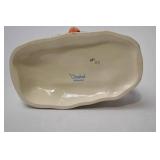 Goebel Hummel Figurine Boy on Sled with Tree and Lantern