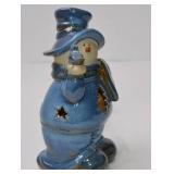 Christmas Snowman & Winter Figurine Lot, 4 Pieces