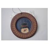 Christmas Snowman & Winter Figurine Lot, 4 Pieces