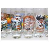 Harley-Davidson Dealer Shot Glass Collection - 20 Pieces, Multi-State