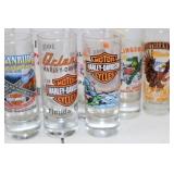 Harley-Davidson Dealer Shot Glass Collection - 20 Pieces, Multi-State