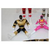 Power Rangers Action Figure Lot - 6 Figures with Accessories