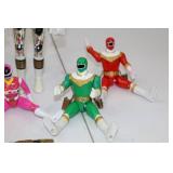 Power Rangers Action Figure Lot - 6 Figures with Accessories