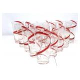 Pier 1 Imports Red Swirl Tumblers