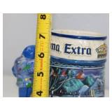 Corona Extra Blue Parrot Club Ceramic Beer Stein