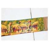 Hand-Painted Haitian Decorative Machete Signed Malcival