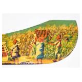 Hand-Painted Haitian Decorative Machete Signed Malcival