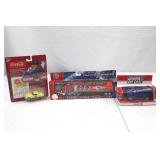 Die-Cast Vehicle Lot - Coca-Cola 2005 Calendar Car, NFL Chiefs Tractor-Trailer, Denver Die Cast SUV