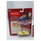 Die-Cast Vehicle Lot - Coca-Cola 2005 Calendar Car, NFL Chiefs Tractor-Trailer, Denver Die Cast SUV