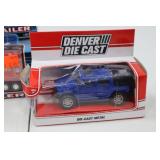 Die-Cast Vehicle Lot - Coca-Cola 2005 Calendar Car, NFL Chiefs Tractor-Trailer, Denver Die Cast SUV