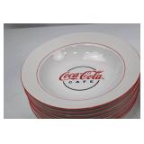 Coca-Cola Cafe Dinner Plates and Mugs Set by Gibson