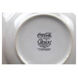 Coca-Cola Cafe Dinner Plates and Mugs Set by Gibson