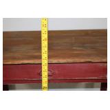 Vintage Wooden Table with Single Drawer