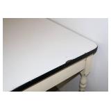 Vintage Kitchen Table with Drawer, 40" x 25" x 31"