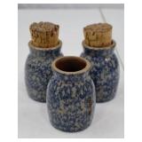 Set of 1976 Beaumont Brothers Pottery Mini Jars