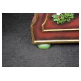 Christmas Countdown Clock with Santa and Snow Village, Boxed