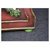 Christmas Countdown Clock with Santa and Snow Village, Boxed