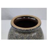 Beaumont Brothers Pottery 1997 Blue Spongeware Stoneware Crock