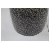 Beaumont Brothers Pottery 1997 Blue Spongeware Stoneware Crock