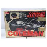 Vintage Coleman Compact Gas Stove Two Burner in Box