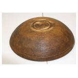 Antique Primitive Wooden Dough Bowl 13 Inch Diameter