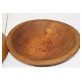 Pair of Vintage Wooden Bowls