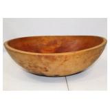 Primitive Wood Bowl and Rustic Painted Display Stands Lot