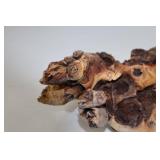Natural Wood Burl Accent Piece - Organic 16 Inch