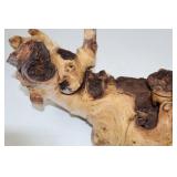 Natural Wood Burl Accent Piece - Organic 16 Inch