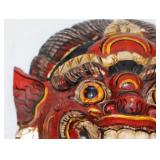 Hand-Carved Hand-Painted Balinese Dance Mask