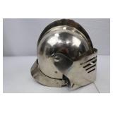 Metal Medieval-Style Armor Helmet with Visor