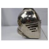 Metal Medieval-Style Armor Helmet with Visor