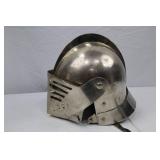 Metal Medieval-Style Armor Helmet with Visor