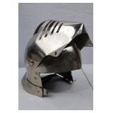 Metal Medieval-Style Armor Helmet with Visor